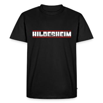 Hildesheim - T-shirt Premium bio Homme - noir - Devant - Nico (187cm)