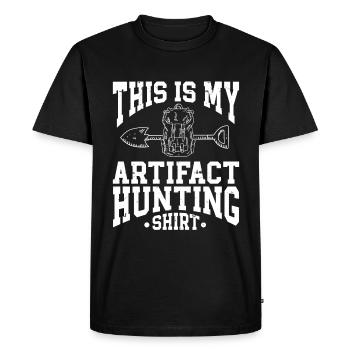 Archaeologist Archaeology - Men's Premium Organic T-Shirt - black - Front - Nico (187cm)