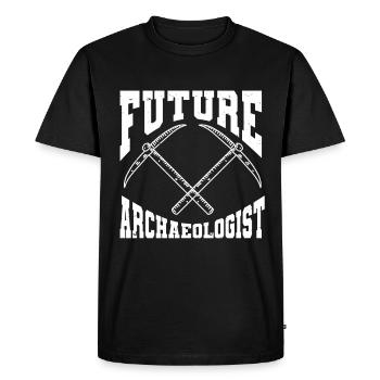 Archaeologist Archaeology - Men's Premium Organic T-Shirt - black - Front - Nico (187cm)