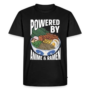 Ramen Lover Japanese Noodle Soup Ramen - Men's Premium Organic T-Shirt - black - Front - Nico (187cm)