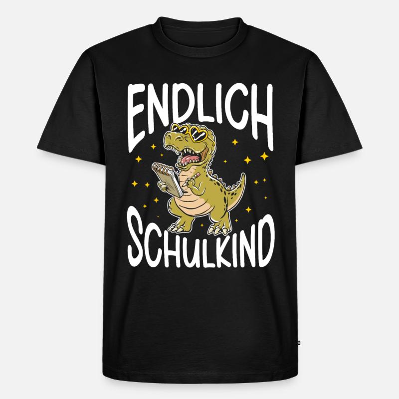 School 1. Grade - Männer Premium Bio T-Shirt - Schwarz