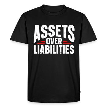 Journée de l’impôt CPA Comptable - T-shirt Premium bio Homme - noir - Devant - Nico (187cm)