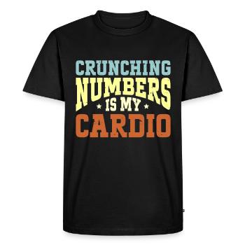 Journée de l’impôt CPA Comptable - T-shirt Premium bio Homme - noir - Devant - Nico (187cm)