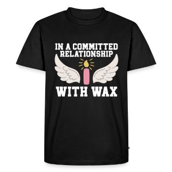 Candle Maker Candle Making - Men's Premium Organic T-Shirt - black - Front - Nico (187cm)