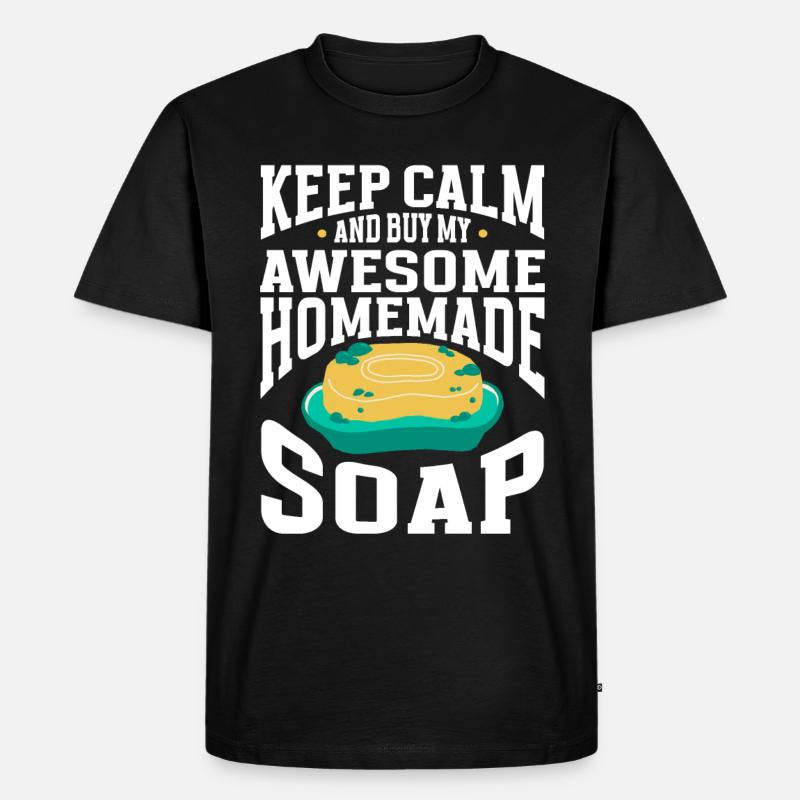 Soap Making Soap Maker - Männer Premium Bio T-Shirt - Schwarz
