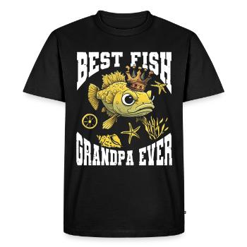 Aquarium Fish Tank Aquarist - Men's Premium Organic T-Shirt - black - Front - Nico (187cm)