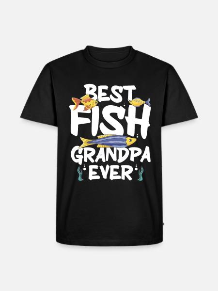 Aquarium Fish Tank Aquarist - Men's Premium Organic T-Shirt - black