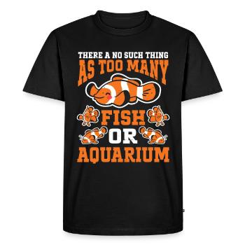 Aquarium Fish Tank Aquarist - Men's Premium Organic T-Shirt - black - Front - Nico (187cm)