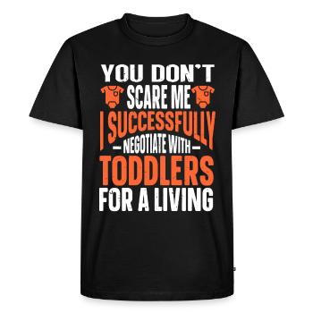 Baby-sitter Babysitting - T-shirt Premium bio Homme - noir - Devant - Nico (187cm)