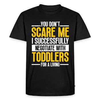 Baby-sitter Babysitting - T-shirt Premium bio Homme - noir - Devant - Nico (187cm)