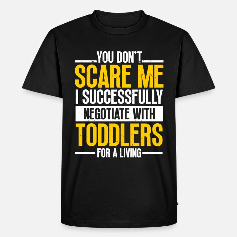 Babysitter Babysitting - Männer Premium Bio T-Shirt - Schwarz