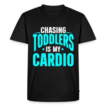 Baby-sitter Babysitting - T-shirt Premium bio Homme - noir - Devant - Nico (187cm)