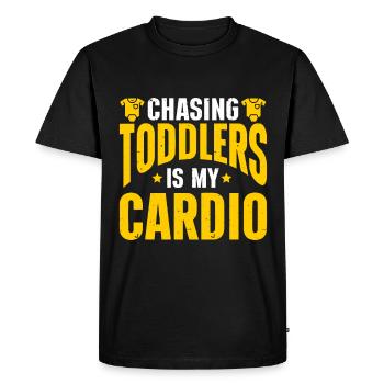 Baby-sitter Babysitting - T-shirt Premium bio Homme - noir - Devant - Nico (187cm)