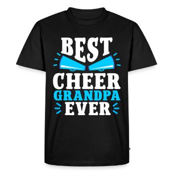Cheerleading Cheerleader Base Flyer - Men's Premium Organic T-Shirt - black - Front - Nico (187cm)