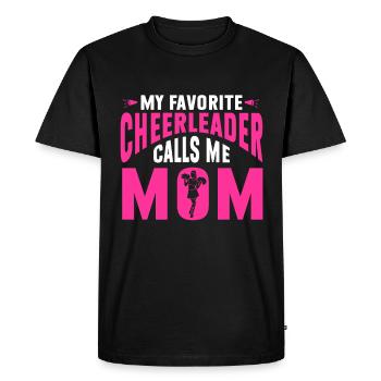 Cheerleading Cheerleader Base Flyer - Men's Premium Organic T-Shirt - black - Front - Nico (187cm)