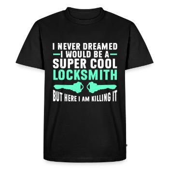 Locksmith Lockpicking Lockpicker - Men's Premium Organic T-Shirt - black - Front - Nico (187cm)