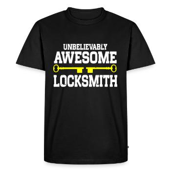 Locksmith Lockpicking Lockpicker - Men's Premium Organic T-Shirt - black - Front - Nico (187cm)