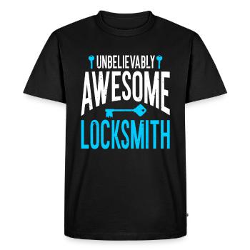 Locksmith Lockpicking Lockpicker - Men's Premium Organic T-Shirt - black - Front - Nico (187cm)