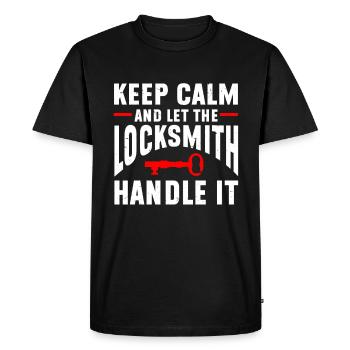 Locksmith Lockpicking Lockpicker - Men's Premium Organic T-Shirt - black - Front - Nico (187cm)