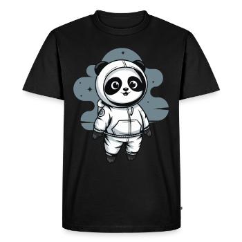Panda Astronaut pour les enfants - T-shirt Premium bio Homme - noir - Devant - Nico (187cm)