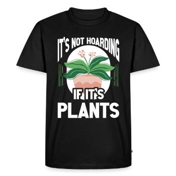 Plants Gardening Gardener - Men's Premium Organic T-Shirt - black - Front - Nico (187cm)