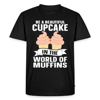 Baking Bakery Baker - Men's Premium Organic T-Shirt - black - Front - Nico (187cm)
