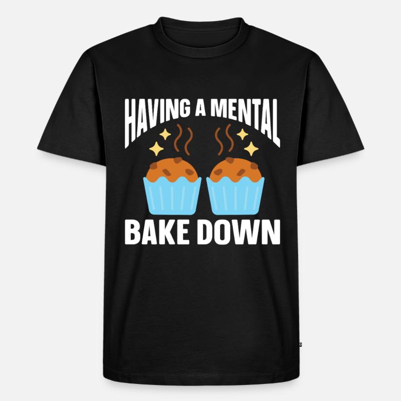 Baking Bakery Baker - Männer Premium Bio T-Shirt - Schwarz