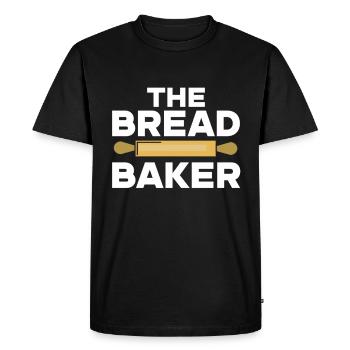 Baking Bakery Baker - Men's Premium Organic T-Shirt - black - Front - Nico (187cm)