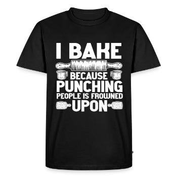 Wine Tasting Funny Wine Lover - Men's Premium Organic T-Shirt - black - Front - Nico (187cm)