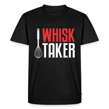 Baking Bakery Baker - Men's Premium Organic T-Shirt - black - Front - Nico (187cm)
