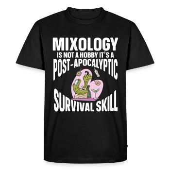 Mixologist, Bartender, Bartender, Mixology - Men's Premium Organic T-Shirt - black - Front - Nico (187cm)