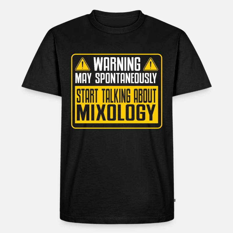 Mixologist Barkeepker Bartender Mixology - Männer Premium Bio T-Shirt - Schwarz
