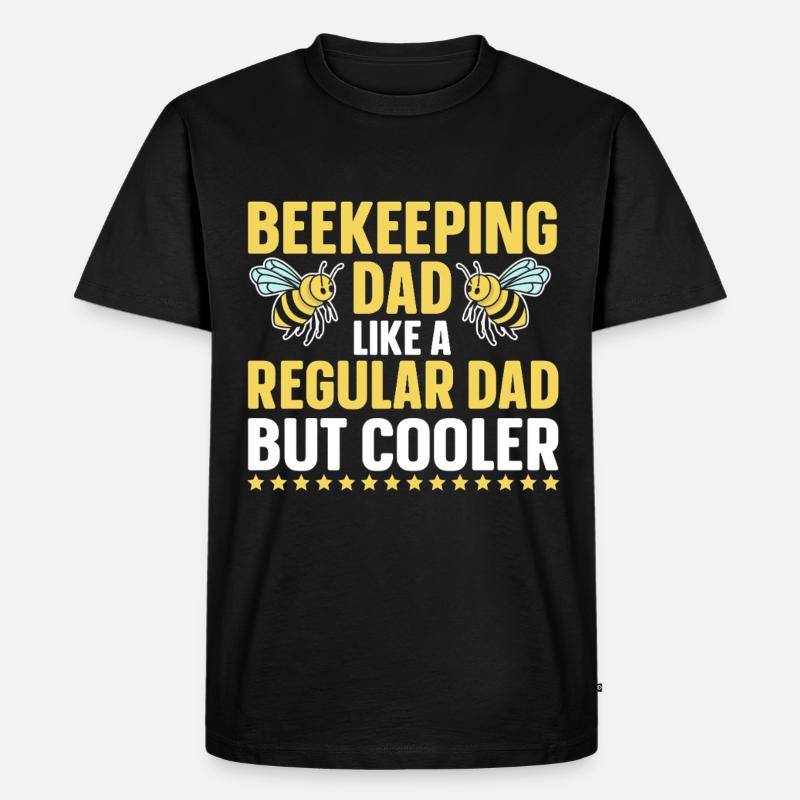 Beekeeping Bees Beekeeper - Männer Premium Bio T-Shirt - Schwarz