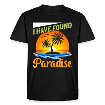 Playa del Carmen Paradise Mexico City Tourisme - T-shirt Premium bio Homme - noir - Devant - Nico (187cm)