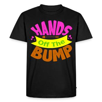 Mère Enceinte Bébé Nourrisson T-shirt Maman - T-shirt Premium bio Homme - noir - Devant - Nico (187cm)