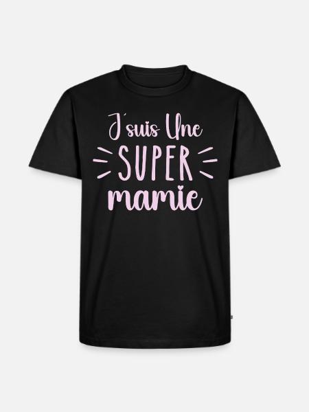 Super Oma, Oma Geschenk - Männer Premium Bio T-Shirt - Schwarz