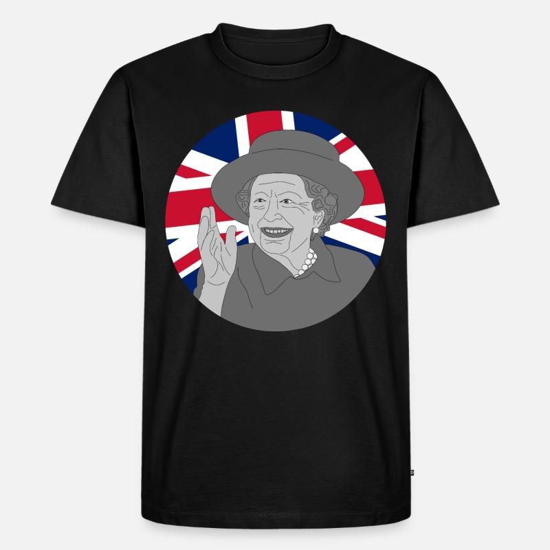 RIP Queen Elizabeth II - Männer Premium Bio T-Shirt - Schwarz