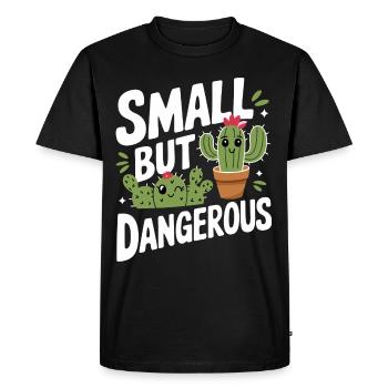 Cactus Cactus Plante du désert - T-shirt Premium bio Homme - noir - Devant - Nico (187cm)