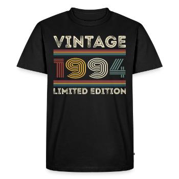 1994 Anniversaire 1994 Retro 1994 Cadeau 1994 - T-shirt Premium bio Homme - noir - Devant - Nico (187cm)