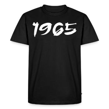 1965 Cadeau 60e Anniversaire 1965 Retro 1965 - T-shirt Premium bio Homme - noir - Devant - Nico (187cm)