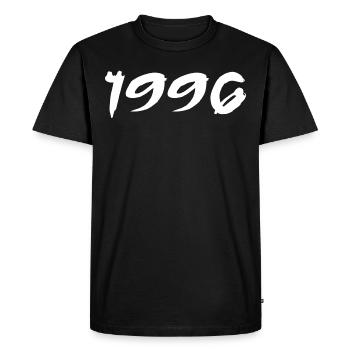 1996 29th Anniversary Gift 1996 Retro 1996 - Men's Premium Organic T-Shirt - black - Front - Nico (187cm)