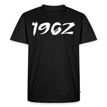 1962 Cadeau 63e Anniversaire 1962 Retro 1962 - T-shirt Premium bio Homme - noir - Devant - Nico (187cm)