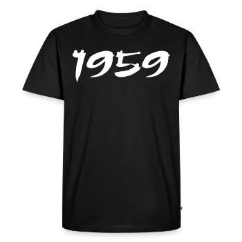 1959 Cadeau 66e Anniversaire 1959 Retro 1959 - T-shirt Premium bio Homme - noir - Devant - Nico (187cm)