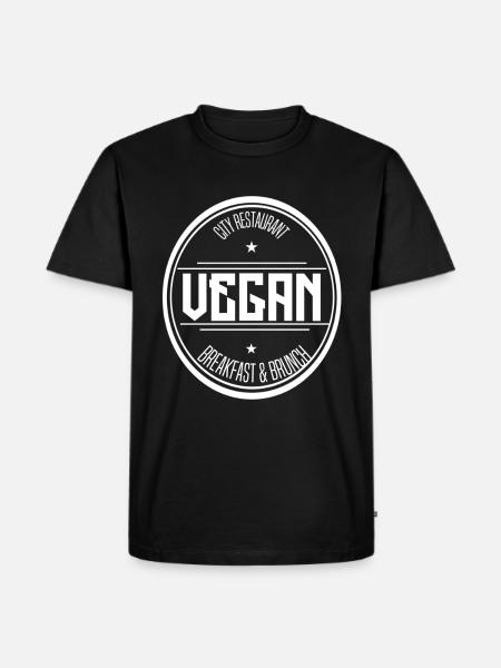 végétalien - T-shirt Premium bio Homme - noir