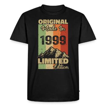 1999 Original - Fabriqué en 1999 - Edition Limitée - T-shirt Premium bio Homme - noir - Devant - Nico (187cm)