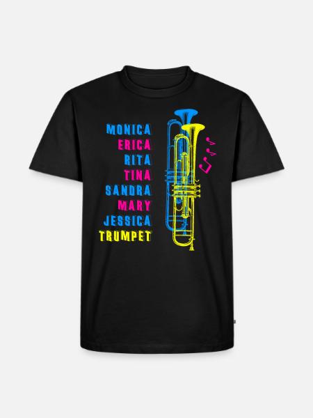 The Trumpets... - Men's Premium Organic T-Shirt - black