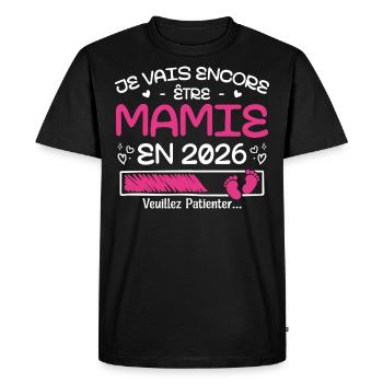 I'm Going To Be Granny Again In 2026 - Men's Premium Organic T-Shirt - black - Front - Nico (187cm)