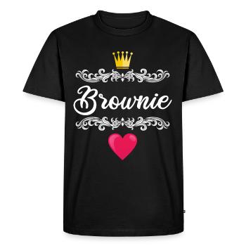 Brownie Blondie cheveux couleur cheveux idée de cadeau - T-shirt Premium bio Homme - noir - Devant - Nico (187cm)