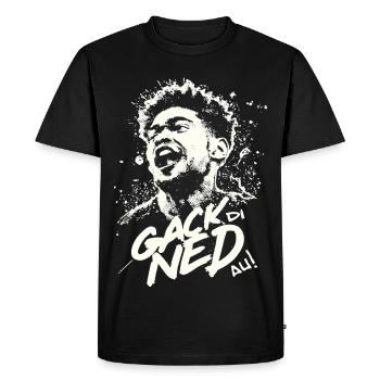Dialect gack di ned au - T-shirt Premium bio Homme - noir - Devant - Nico (187cm)