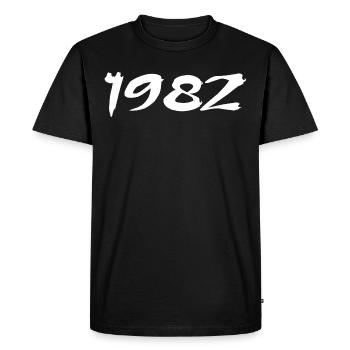 1982 Cadeau 43e Anniversaire 1982 Retro 1982 - T-shirt Premium bio Homme - noir - Devant - Nico (187cm)